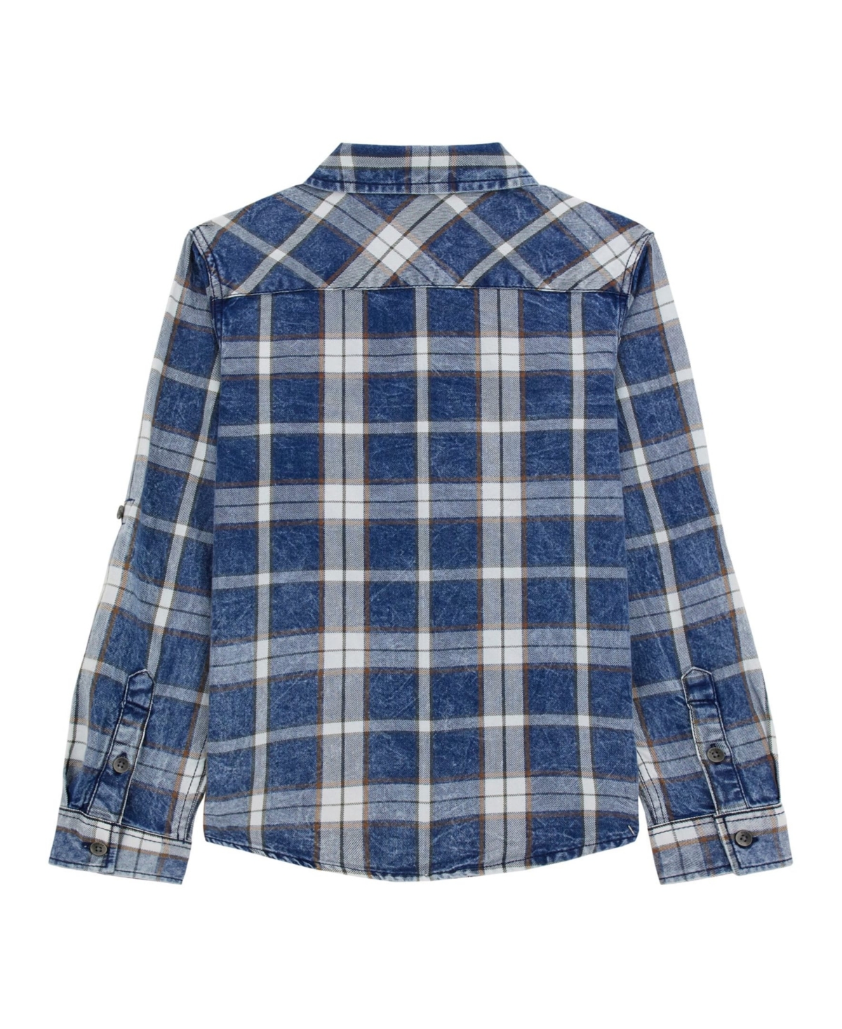 Guess Big Boys Long Sleeve Flannel Shirt
