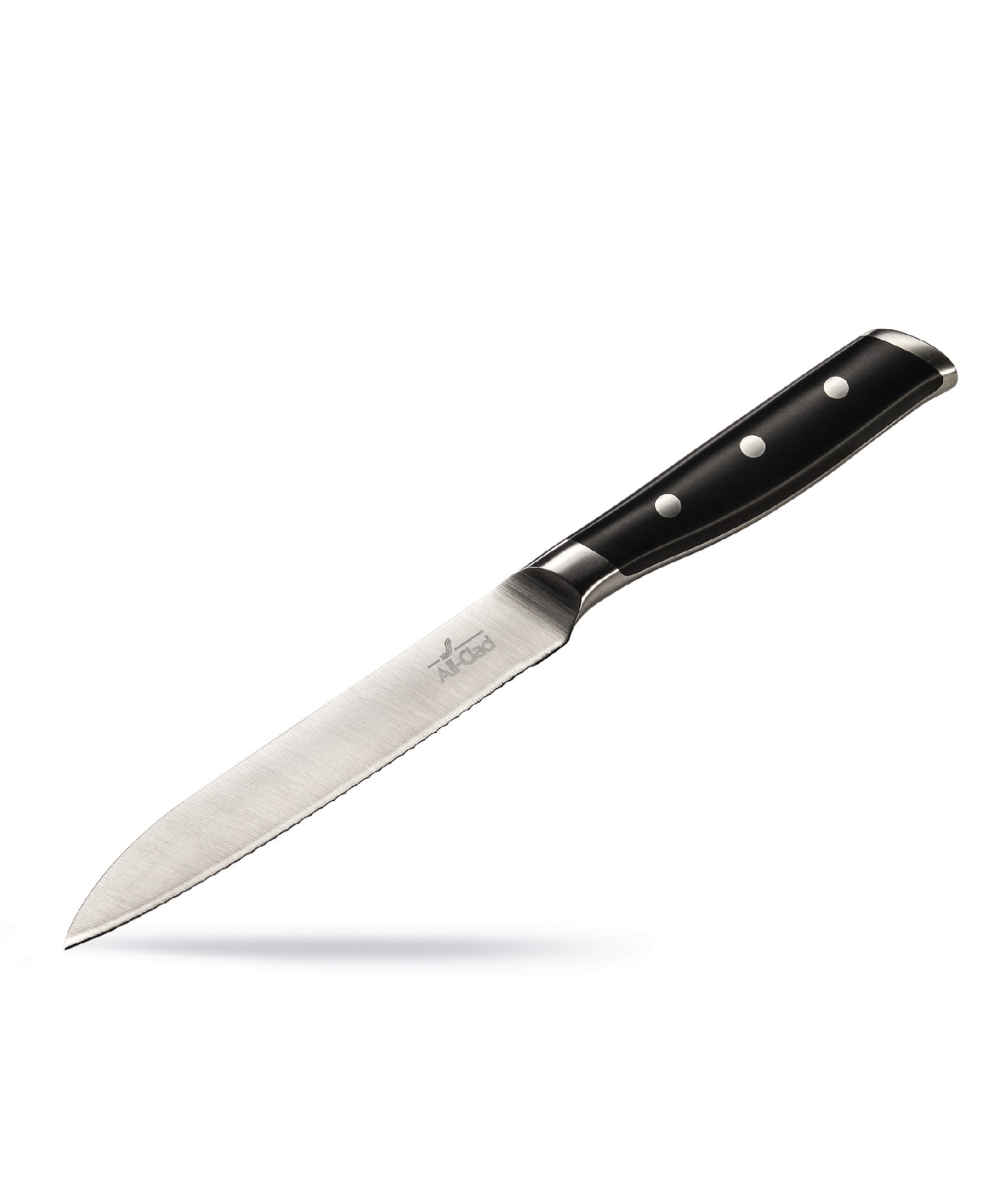 All-clad 5" Serrated Utility Knife In Black