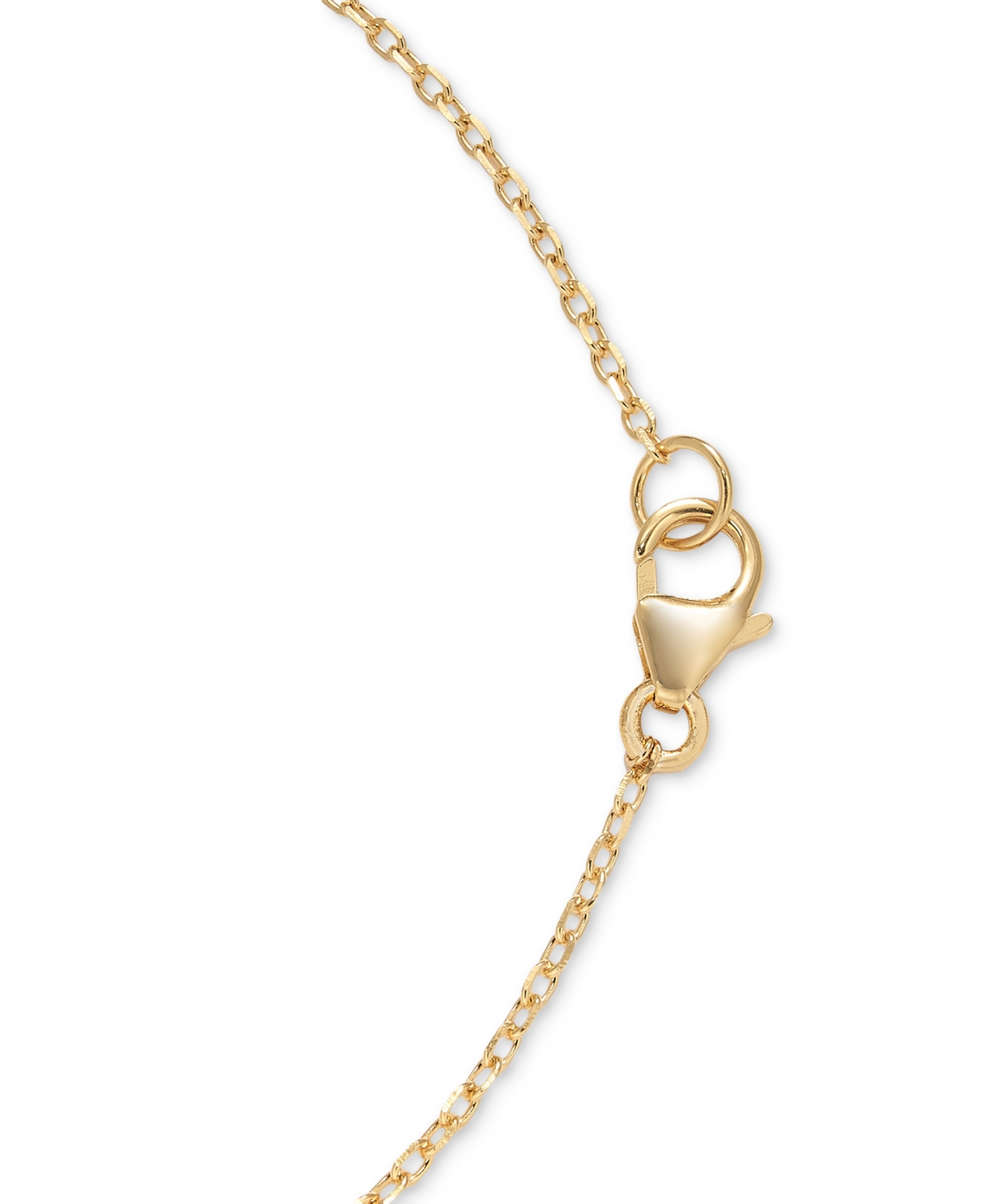 Sky Blue Topaz (1/3 ct. t.w.) & White Topaz (5/8 ct. t.w.) Cross 18