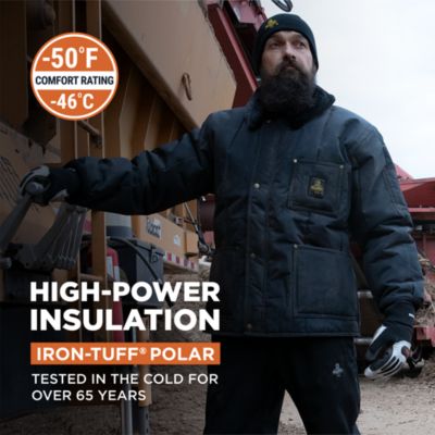 Men's Iron-Tuff Polar Jacket - Heavy-Duty Insulated Winter Work Jacket