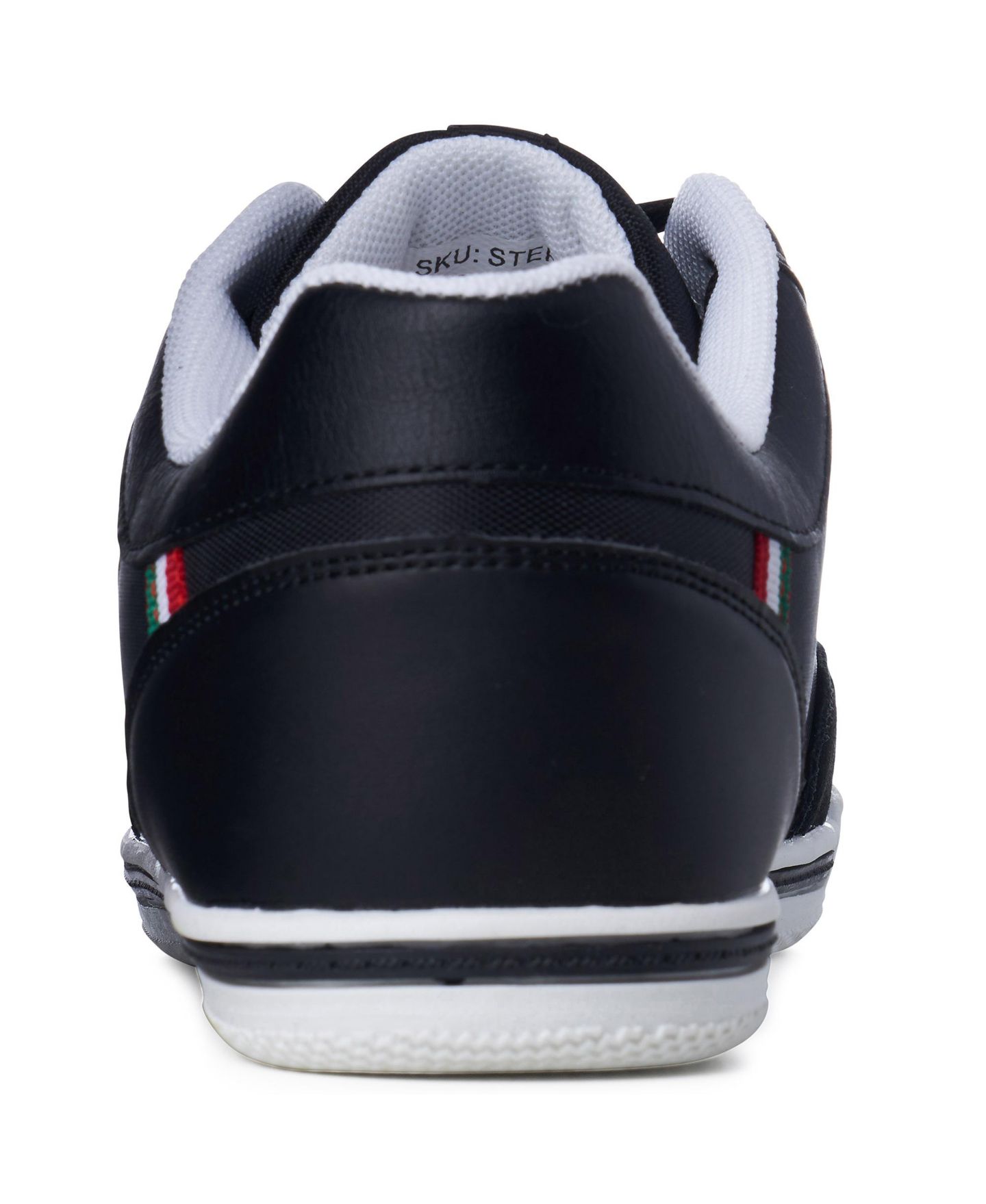 Мужские кроссовки Alpine Swiss Stefan Retro Sneakers For Men Stylish Low-Top Shoes with Suede Trim Perfect For Casual Footwear Fashion Sneakers Tennis Shoes, цвет: Чёрный — фото 2