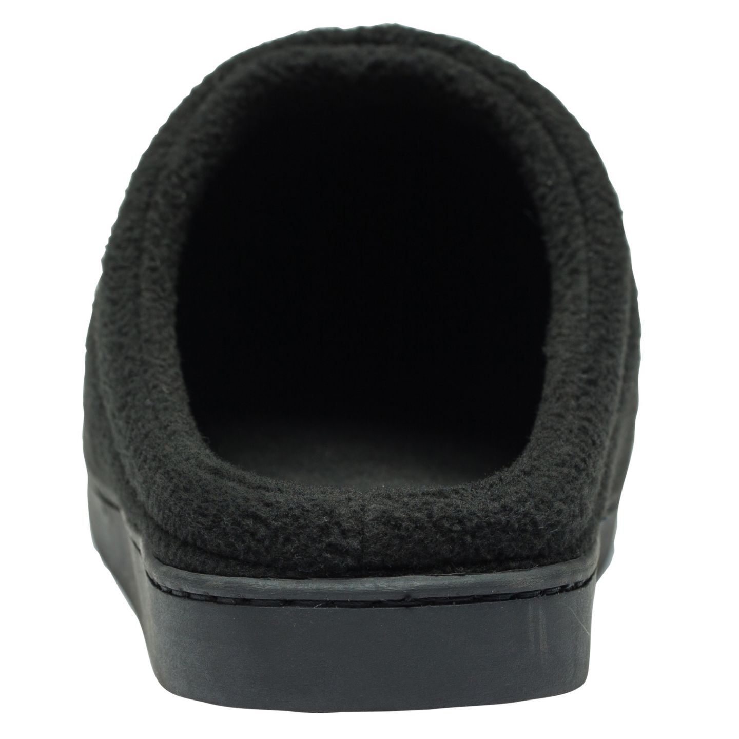 Мужские тапочки Alpine Swiss Wide Fleece Clog Slippers Wide Width Slip-On House Shoes with Memory Foam Cozy Durable Indoor Comfort, цвет: Чёрный — фото 4