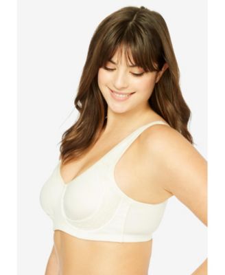 Plus Size Lace Out Wire Bra