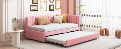 Streamdale Twin Upholstered Daybed with Trundle