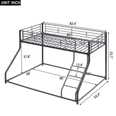 Metal Floor Bunk Bed