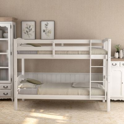 Streamdale Twin Over Twin Bunk Bed With Ladder