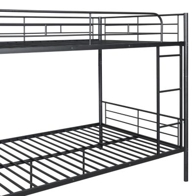 Streamdale Full Over Full Metal Bunk Bed, White