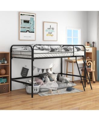 Streamdale Metal Twin Loft Bed, Twin Size High Loft BedMetal Twin Loft Bed, Twin Size High Loft Bed