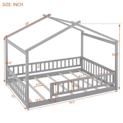 Streamdale Wood Bed Frame Kids Teens Girls Boys