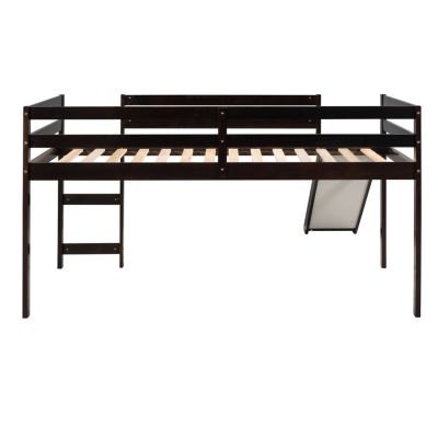 Streamdale Loft Bed With Slide, Multifunctional Design, Twin