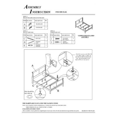  Louis Philippe Queen Panel Sleigh Bed