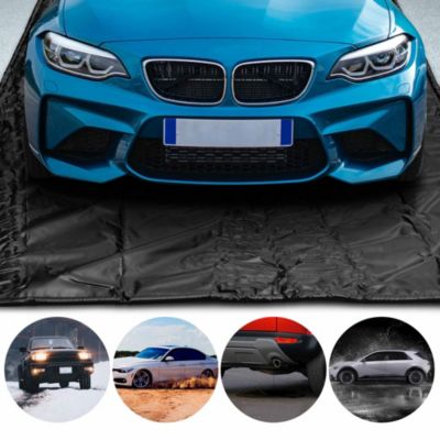 Garage Floor Mat Containment Mat for SUV Snow Mud Rain Compact Size 8'6"x20'