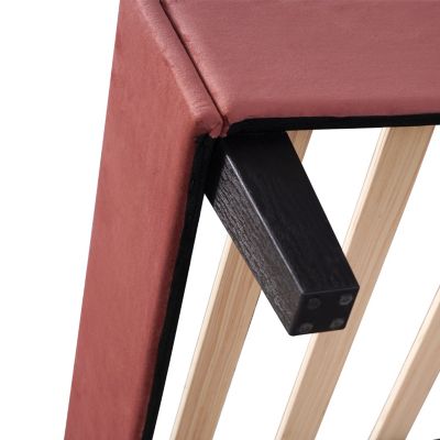 Streamdale Upholstered Platform Bed with Velvet Headboard