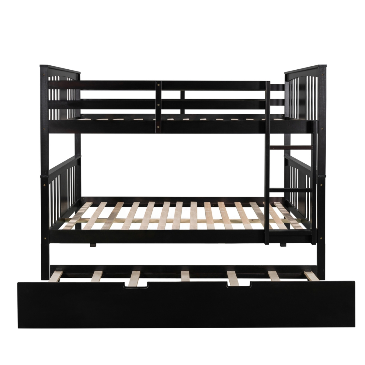 Streamdale Full Over Bunk Bed With Twin Trundle And Ladder