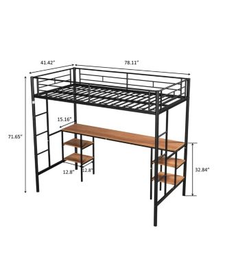 Loft Bed With Table