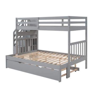 Streamdale Twin Over Twin/Full Bunk Bed With Twin Size Trundle