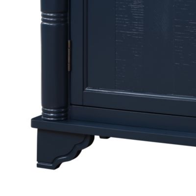 Versatile Retro Console Table with Four Color Options