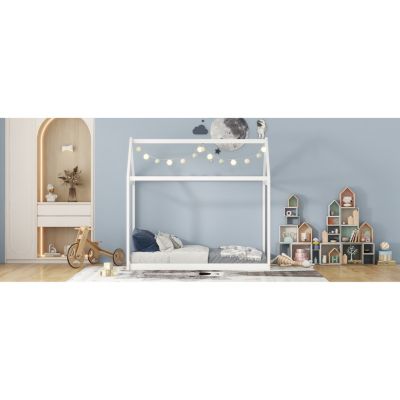 Streamdale Twin Size Wooden House Bed