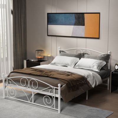 Streamdale Full Metal Bed for Home or Office Use