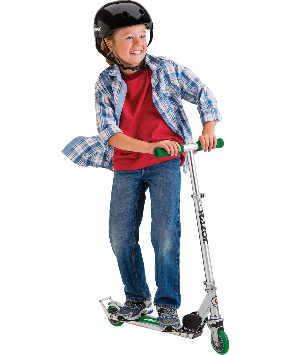 Razor A2 Kick Scooter For Kids In Green