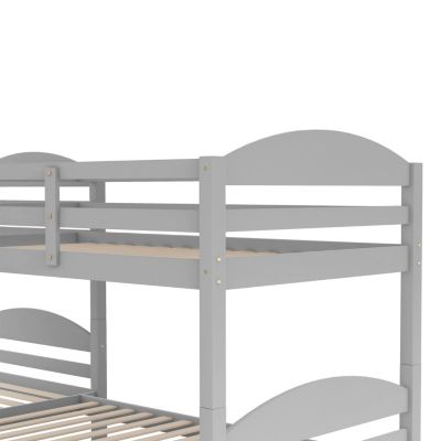 Streamdale Twin L-Shaped Bunk Bed With Trundle