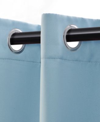 Solid Classic Modern Wrinkle Resistant Room Darkening 8-Piece Curtain Set with Grommet Header Top, 52" X 84"