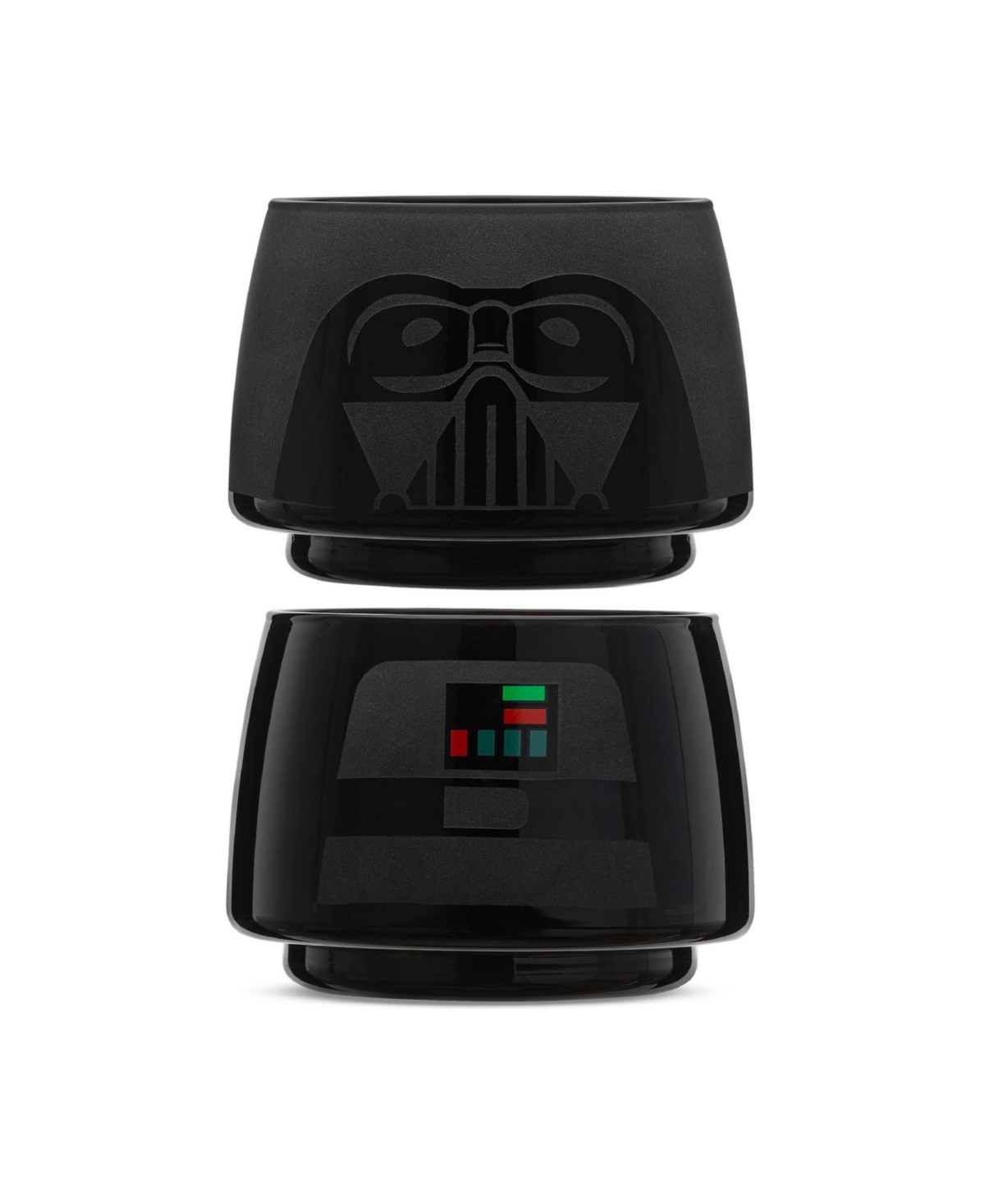 JOYJOLT STAR WARS STACKABLE CHARACTER COLLECTION DARTH VADER STACKABLE GLASSES 