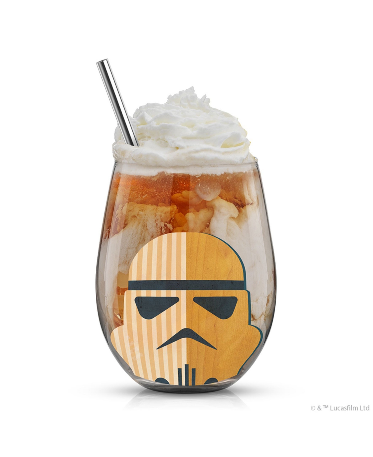 Shop Joyjolt Star Wars Helmet Hues Stemless Drinking Glasses, Set Of 4 In No Color
