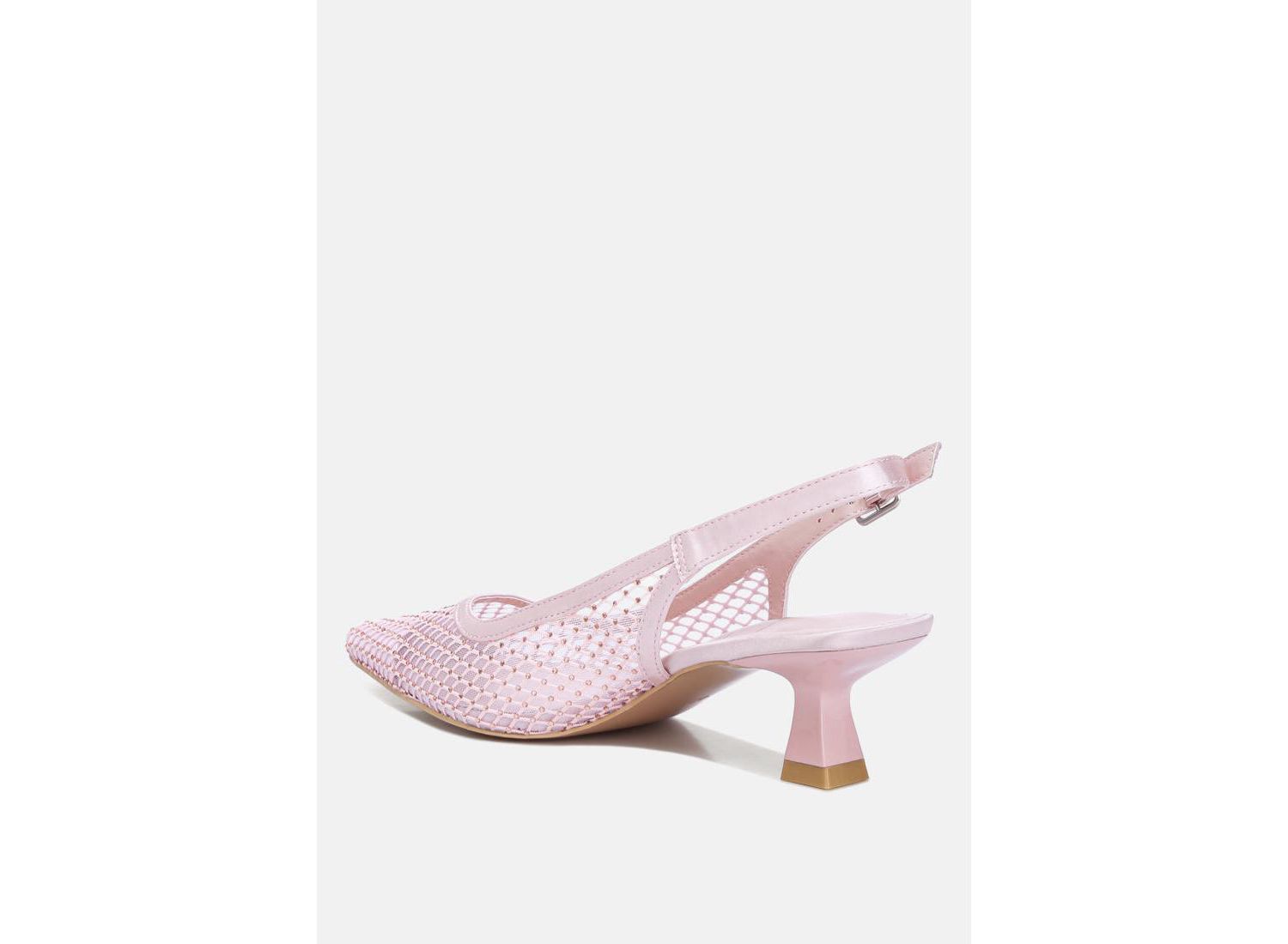 Siev rhinestone slingback mules