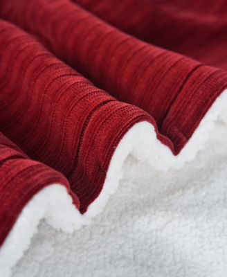 Chenille Sherpa Digital Electric Throw, 50" x 70"