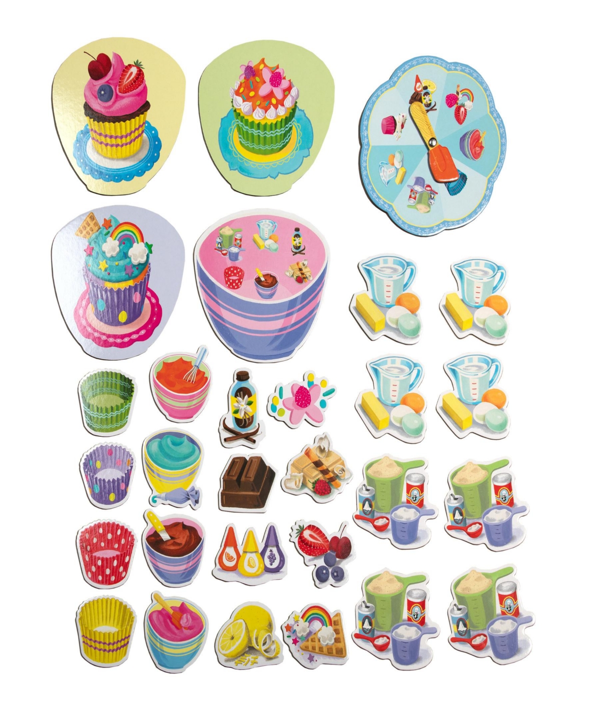 Eeboo Cupcake Shaped Spinner Game In Multi