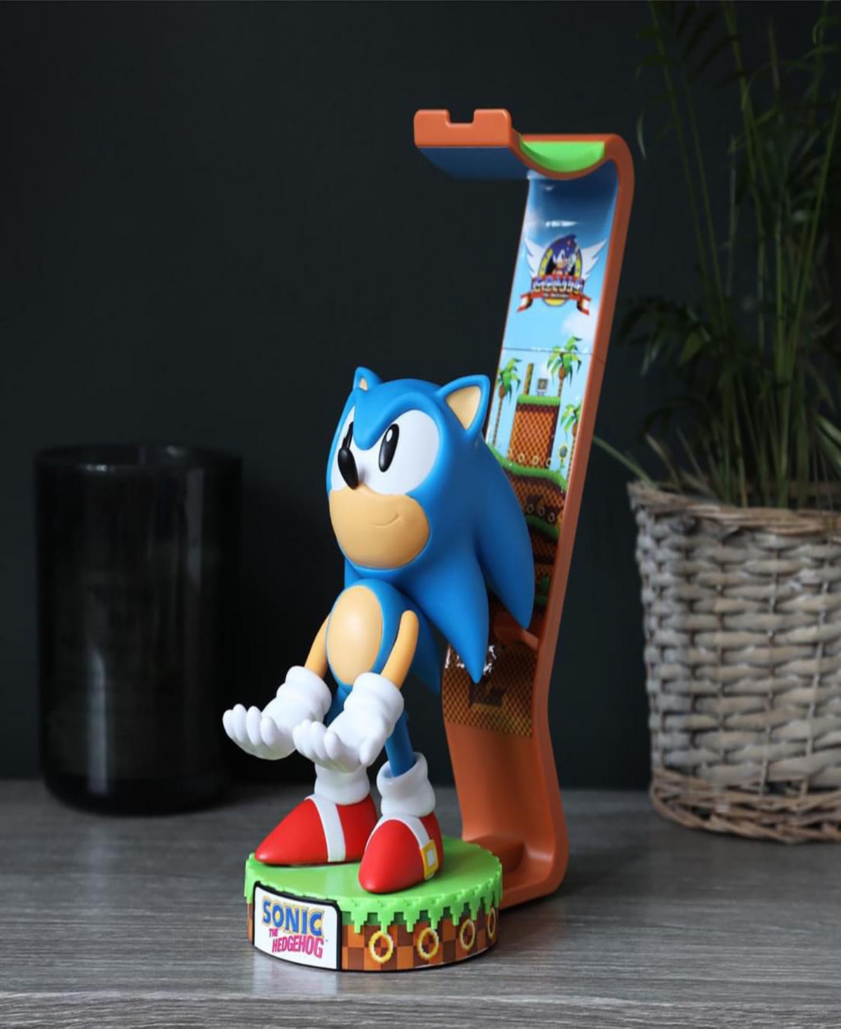 Exquisite Gaming Sega Sonic Deluxe Phone Stand In Multi