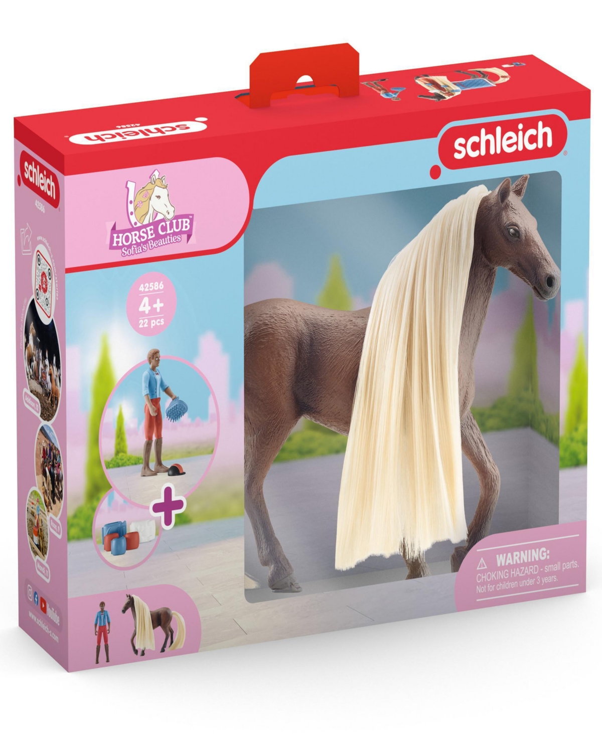 Schleich Sofia's Beauties Starter Set Leo Rocky Playset In Multi