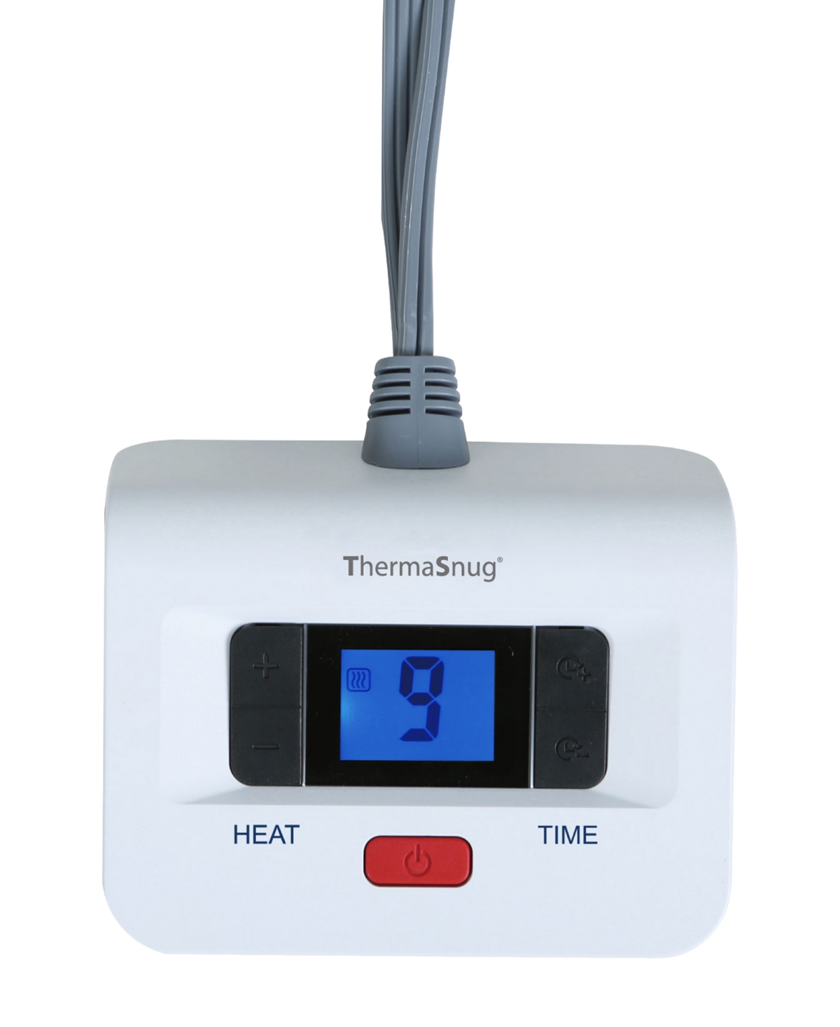 Thermasnug Luxe Plush Digital Electric Blanket, Twin In Grey