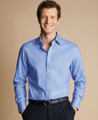 Men's Slim-Fit Non-Iron Royal Oxford Dress Shirt