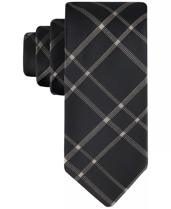 Men's Stitch Plaid Tie