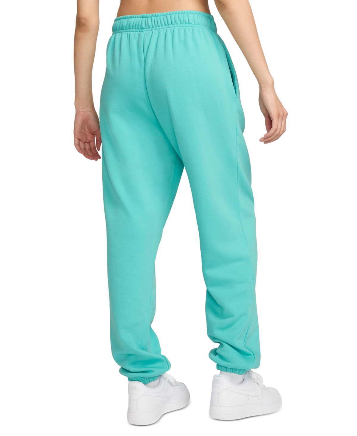 NIKE WOMEN'S SPORTSWEAR CLUB FLEECE MID-RISE OVERSIZED SWEATPANTS 