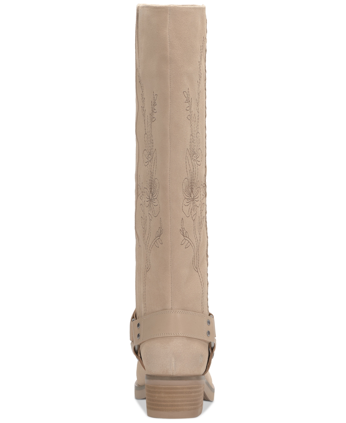 Lucky Brand Women's Kujon Tall Embroidered Floral Stitch Western Boots