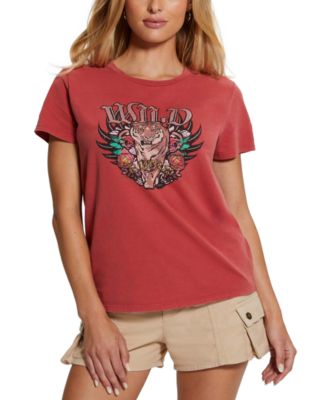 GUESS - Women's Wild Roses Graphic T-Shirt