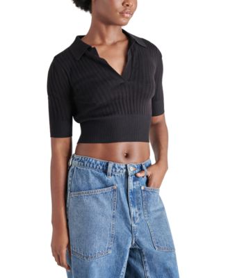 Women's Charlise Cropped Polo Sweater