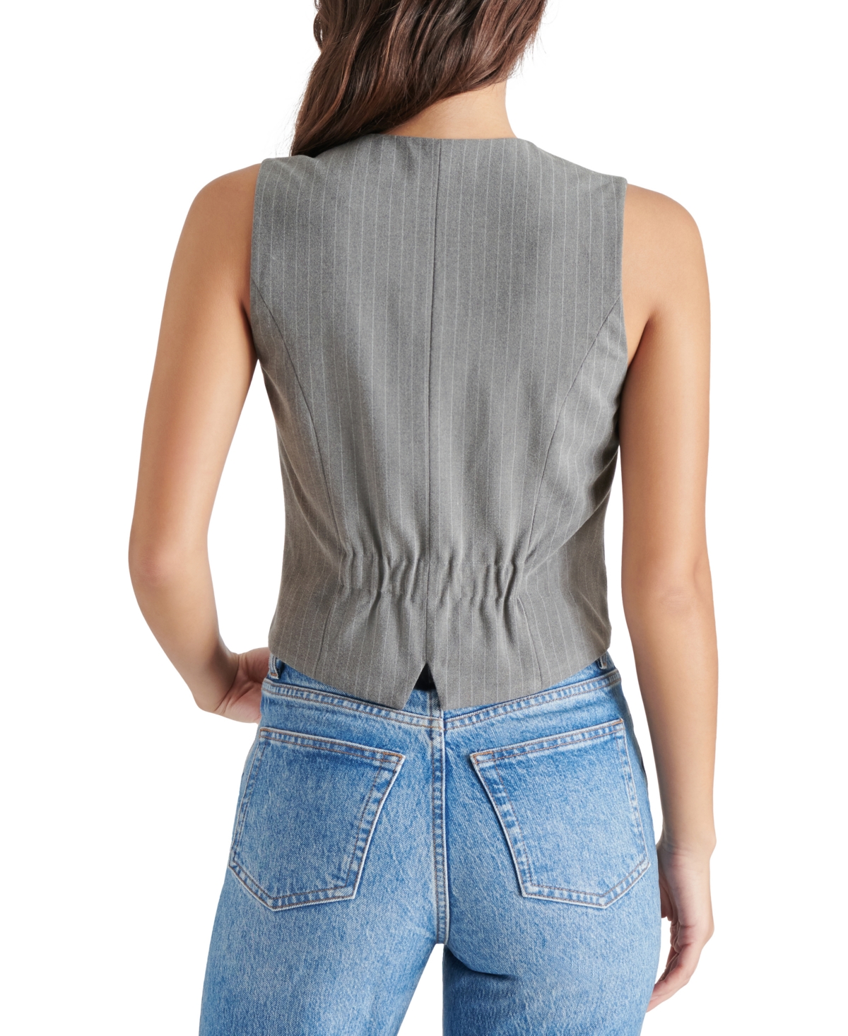 Steve Madden Women's Barett Pinstripe Vest