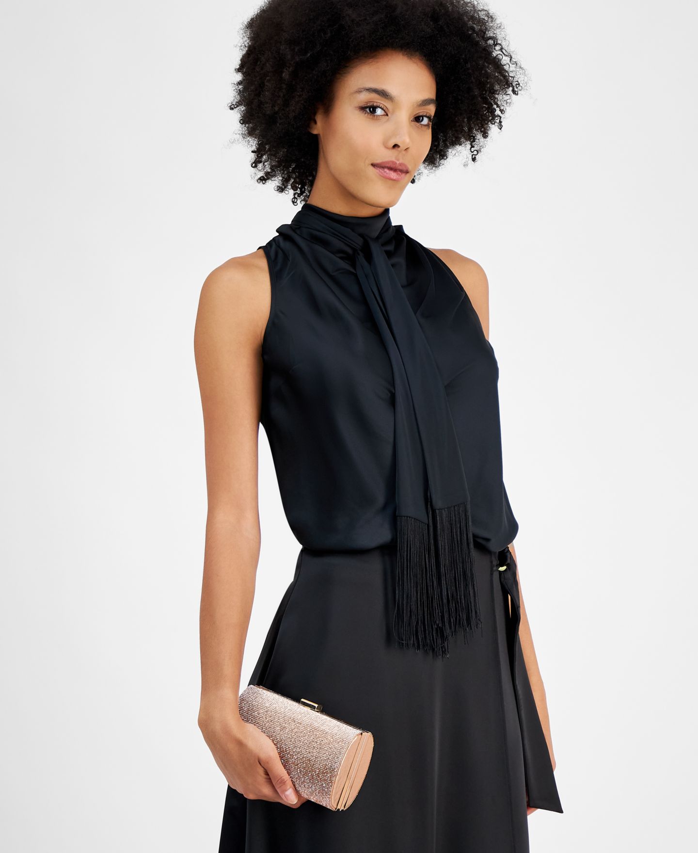 Женский клатч I.N.C. International Concepts Ranndi Mini Ombre Clutch Crossbody, цвет: Золотой — фото 7