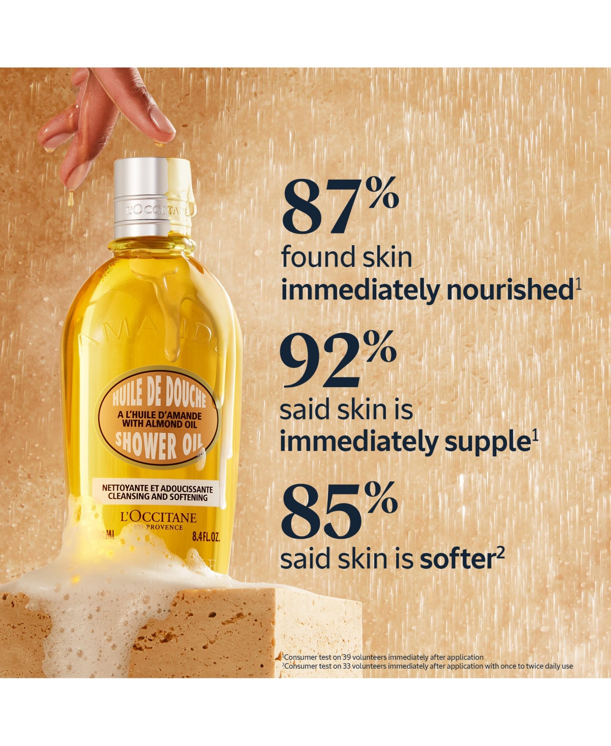 L'Occitane Almond Shower Oil Refill 16.90 fl oz