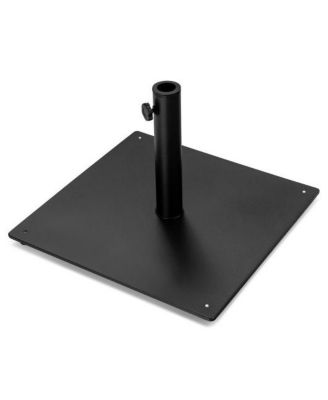 Steel Heavy Duty Patio Market Umbrella Base with 3 Adapters for Backyard