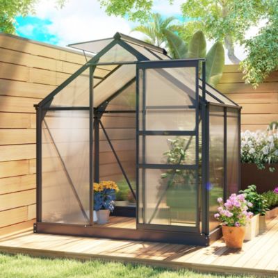 6' x 4' x 6.5' Large Polycarbonate Walk-in house,