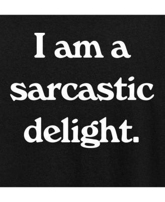 I Am A Sarcastic Delight Plus Size Graphic T-Shirt