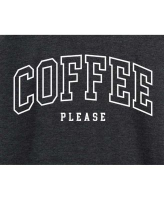Collegiate Coffee Please Plus Size Graphic Pullover T-Shirt