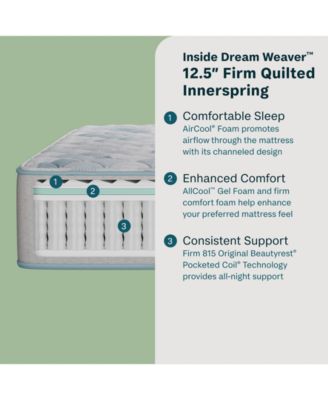 BeautySleep Dream Weaver 12.5" Firm Mattress Set - Queen Split