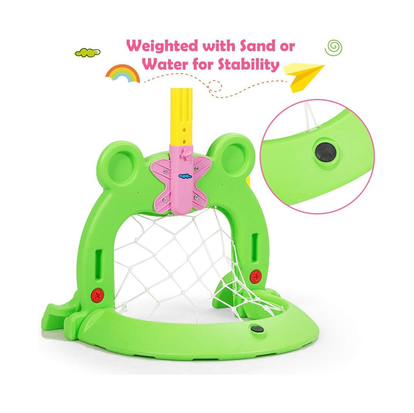 Детские игрушки SUGIFT 3-in-1 Kids Basketball Hoop Set Stand — фото 5