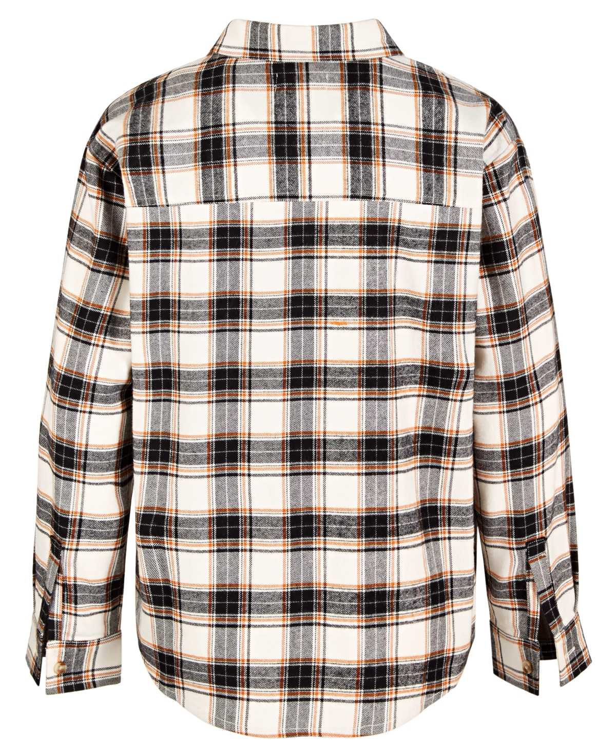 Epic Threads Little & Big Boys Margot Plaid Button-down Flannel Shirt, Created For Macy's In Snowfall White